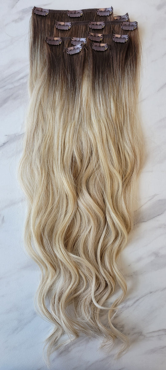 Clip In Extension Rooted Vanilla (Collection Line) – R Hair  display picture 3