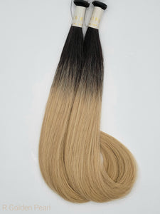 Ultra Thin  Weft  Rooted Golden Pearl (Collection Line)