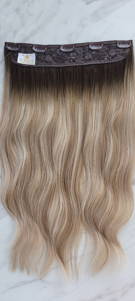 Clip In Extension - R #16/Platinum Straight (Signature Line) – R Hair ...