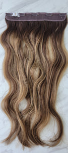 Clip In Extension Rooted #15/M. Brown Wavy (Collection Line)