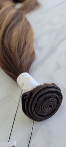 Machine Weft R 15/ M Brown Wavy (Collection Line)