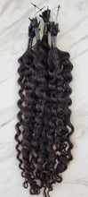 Load image into Gallery viewer, Keratin Tips Color Natural Black Curly (20g) (Choice Line)