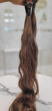 Keratin Tips #17/M Brown Wavy (Choice Line)
