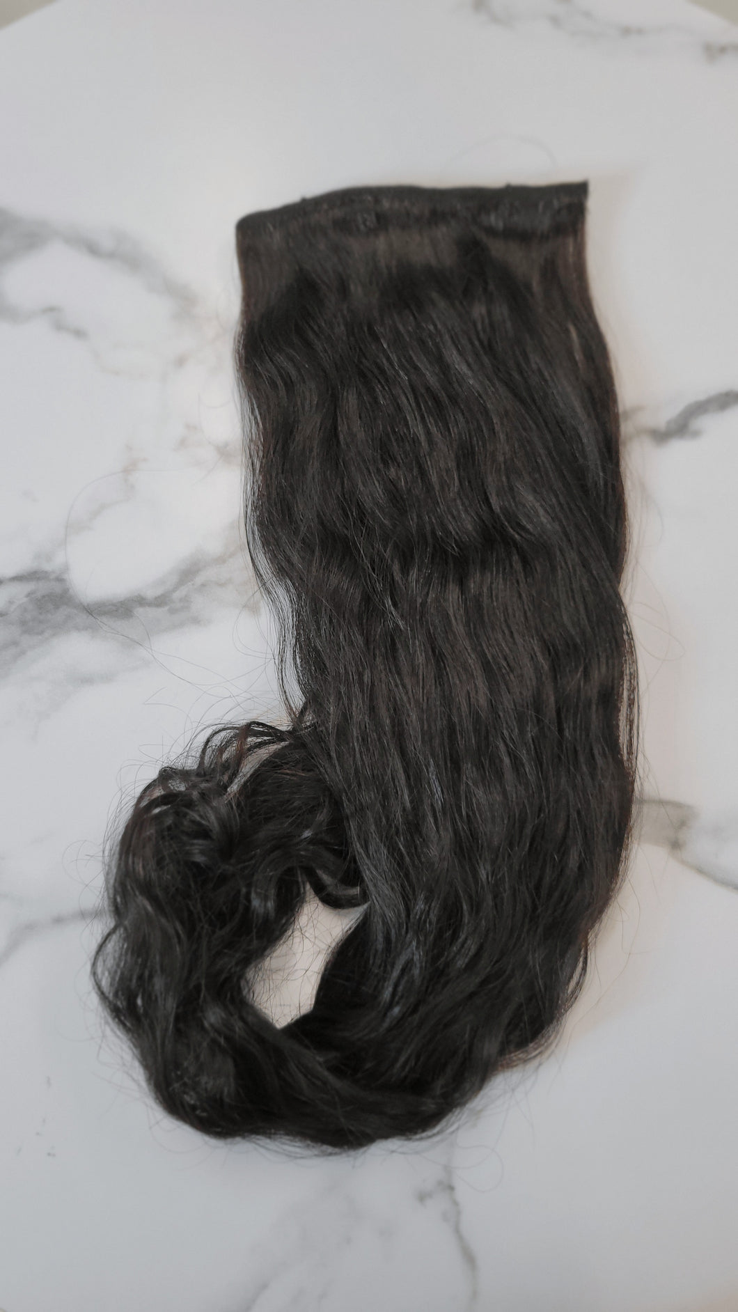 Clip-In Extension Virgin Dark Natural Curly 70g (Brasileiro Regional)