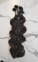 Load image into Gallery viewer, Keratin Tips - Natural Black Wavy (Brazilian Line)