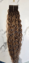 Load image into Gallery viewer, Tape Extensions Rooted 15/M Brown Curly (Collection Line)