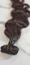 Load image into Gallery viewer, Machine Weft M Brown Wavy (Brazilian Line)
