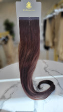 Load image into Gallery viewer, Tape Extensions - Auburn Brown Soft Wavy (Collection Line)