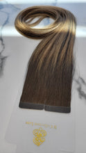 Load image into Gallery viewer, Tape Extensions - Rooted 15/M Brown Straight (Collection Line)