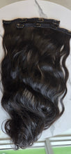 Load image into Gallery viewer, Clip-In Extension Natural Black Wavy 120g (Choice Line)