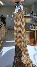 Load image into Gallery viewer, Keratin Tips - Rooted Honey Curly (Collection Line)