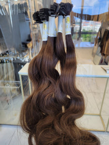 Keratin Tips M Brown  Wavy (Brazilian  Line)