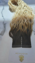 Load image into Gallery viewer, Tape Extensions - Rooted Vanilla Curly (Collection Line)