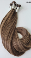 Load image into Gallery viewer, Keratin Tips - #16/ M Brown Straight (Signature Line)