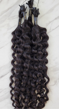 Load image into Gallery viewer, Keratin Tips - Natural Black Curly (Choice Line)
