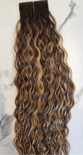Load image into Gallery viewer, Invisible Tape - Rooted #15 M Brown Curly (Collection Line)