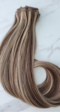 Load image into Gallery viewer, Clip-In Extension - #16/M Brown Straight (Signature Line)