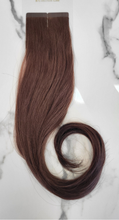Load image into Gallery viewer, Tape Extensions - Auburn Brown Soft Wavy (Collection Line)