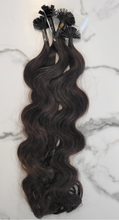 Load image into Gallery viewer, Keratin Tips - Natural Black Wavy (Brazilian Line)