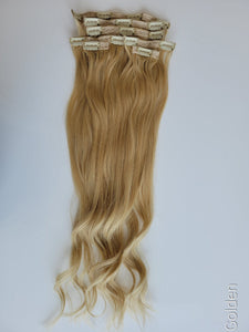 Clip In Extension Golden Blonde 7 Pieces (Choice Line)